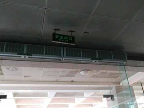 乐山人民医院风幕机安装
