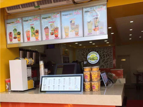 吴江奶茶店1.2米风幕机